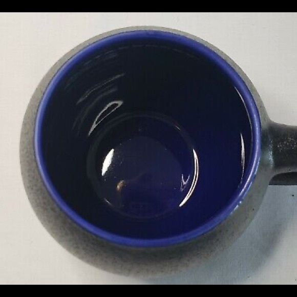 NWOB STARBUCKS BUB20 Black Blue Barrel Mug Cup Cannon Weight Lift Ball 12oz - Picture 5 of 7